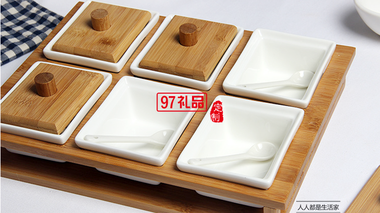 帶蓋干果盒客廳水果盤零食堅果收納分格干果盒定制公司廣告禮品