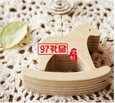 木質(zhì)動物留言夾