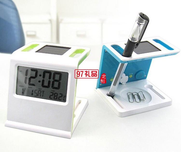 太陽(yáng)能鬧鐘 創(chuàng)意可愛時(shí)鐘