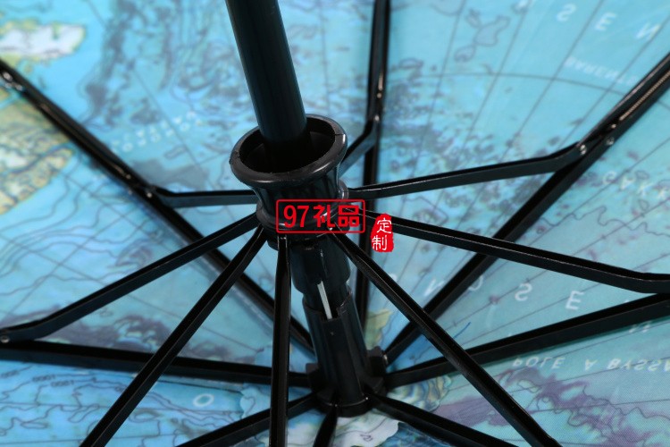 創意地圖廣告傘