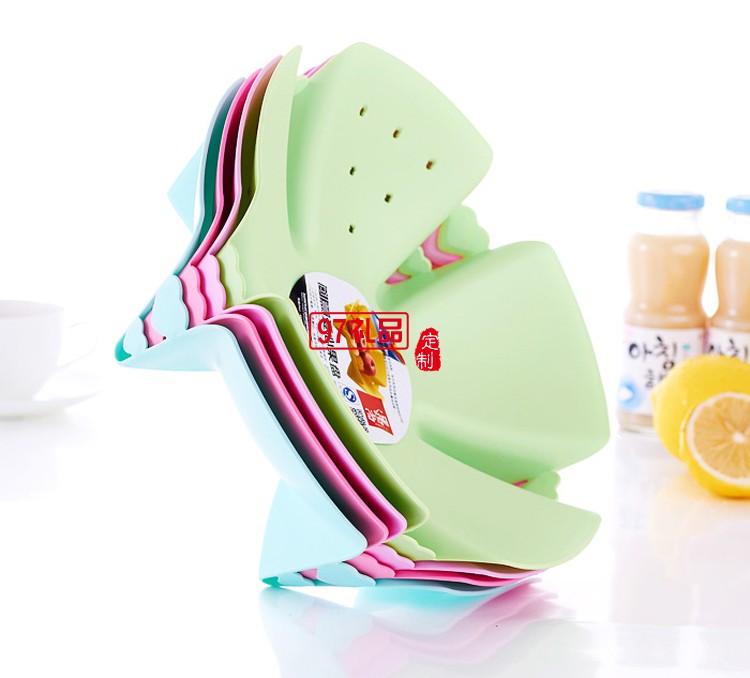 花朵型創意時尚愛心水果盤活動小禮品定制