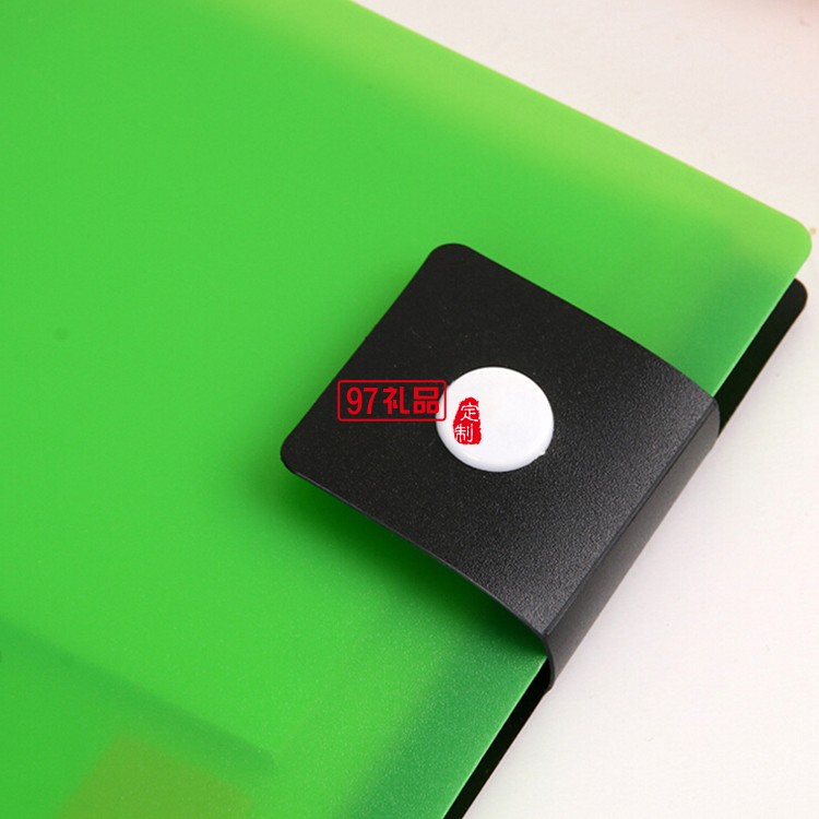 時尚優質塑料封面記事通知留言便簽本