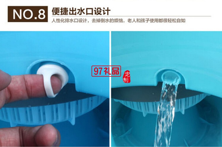 定制家居禮品  不銹鋼雙驅動好神拖 家用手壓旋轉拖把桶