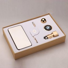 移動電源+手機之家+車載充電轉換器+伸縮線