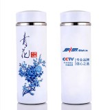 陶瓷保溫杯 青花陶瓷杯 創明定制案例