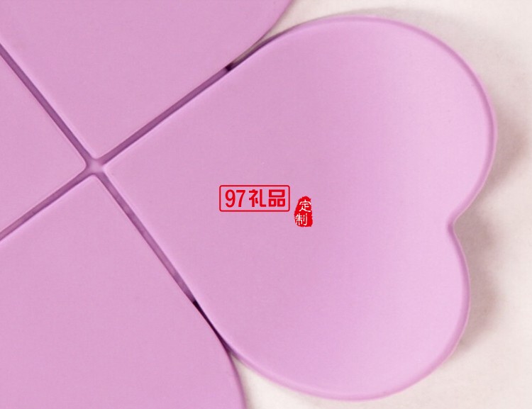 定制杯墊 花形 防燙硅膠杯墊 