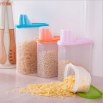 定制logo 加厚可計量塑料收納罐