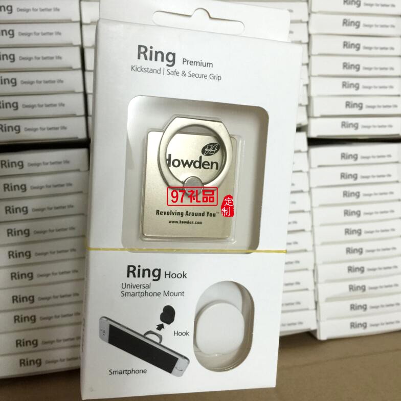 中國移動定制 創(chuàng)意360度旋轉蘋果IPHONE5 手機指環(huán)支架 