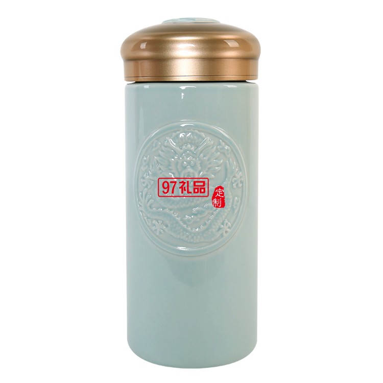 尊龍陶瓷杯商務辦公杯