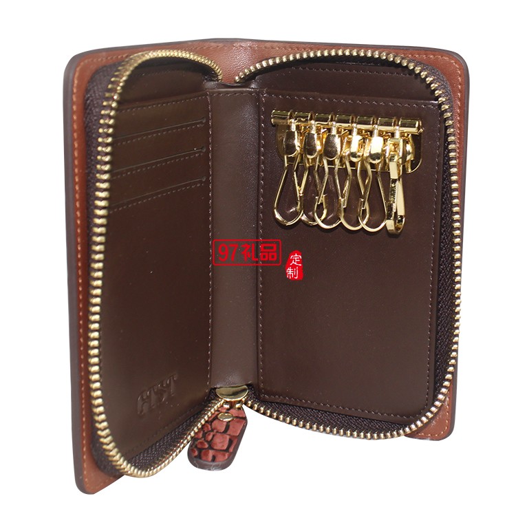 環(huán)?？萍脊径ㄖ瓢咐?真皮卡包鑰匙包