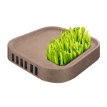 創意盆栽充電器電源辦公室定制公司廣告禮品