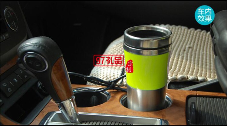 山丹農(nóng)村信用社定制  車(chē)載電熱水杯 車(chē)用加熱杯