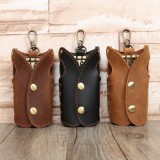 創意個性鑰匙扣原創頭層牛皮腰掛鎖匙包