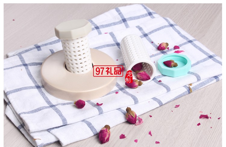 新品低骨瓷帶蓋茶隔杯創意禮品