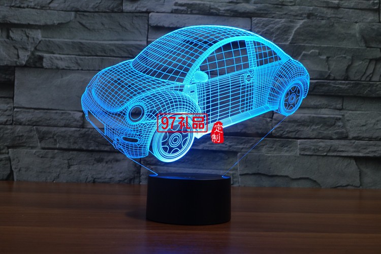 汽車3D燈 LED小夜燈 可定制LOGO定制產品造型