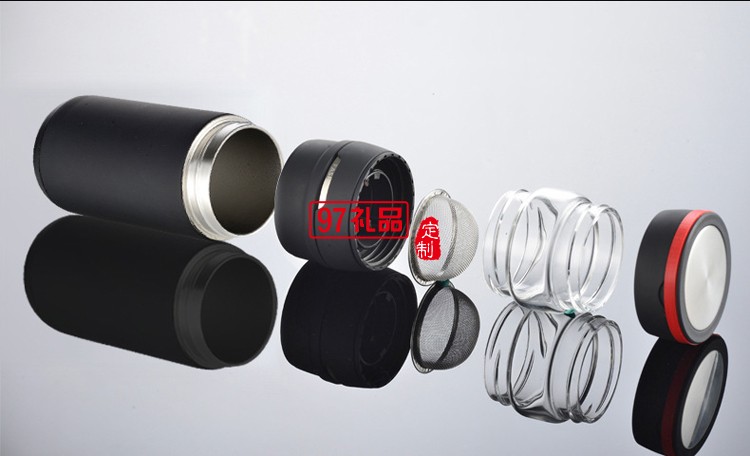 茶水分離保溫杯 不銹鋼茶杯 創意便攜車載水杯