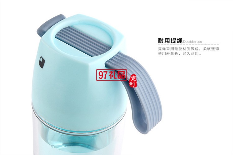 雙層塑料杯子 創意便攜運動水杯 學生隨手杯