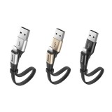 倍思 簡捷 二合一便攜款數據線（安卓 iOS）23CM