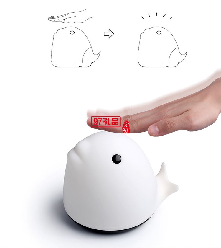 多功能氣氛拍拍燈 硅膠床頭燈 桌面創意燈