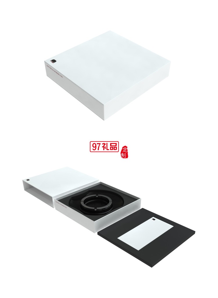 翼形海月煙灰缸高級創意個性辦公室定制公司廣告禮品