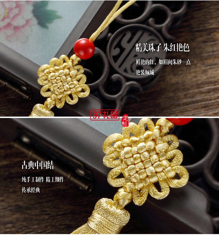 8Gu盤定制logo 青銅如意U盤 手電筒套裝企業周年定制