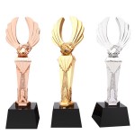 創意頒獎嘉獎禮品 高檔年會活動樹脂獎杯