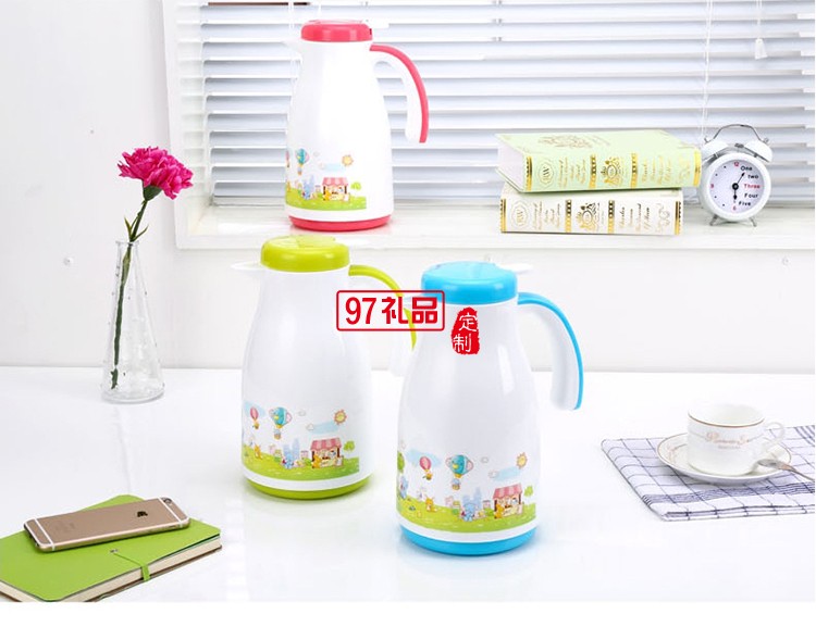  新款大容量歐式咖啡壺 家用保溫壺熱水瓶玻璃內膽真空保溫瓶