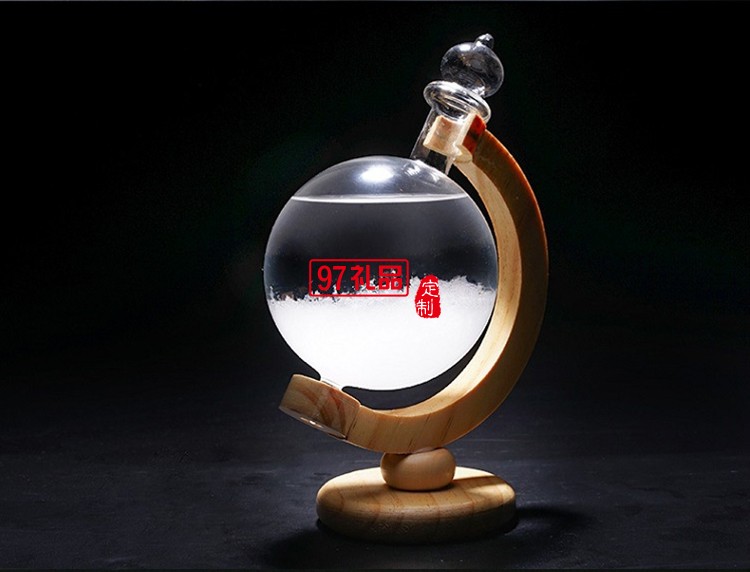 創意玻璃工藝品地球儀旋轉天氣預報瓶風暴瓶