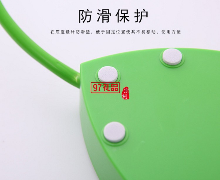 萬達定制創意USB智能插排樹葉拖線插座定制公司廣告禮品