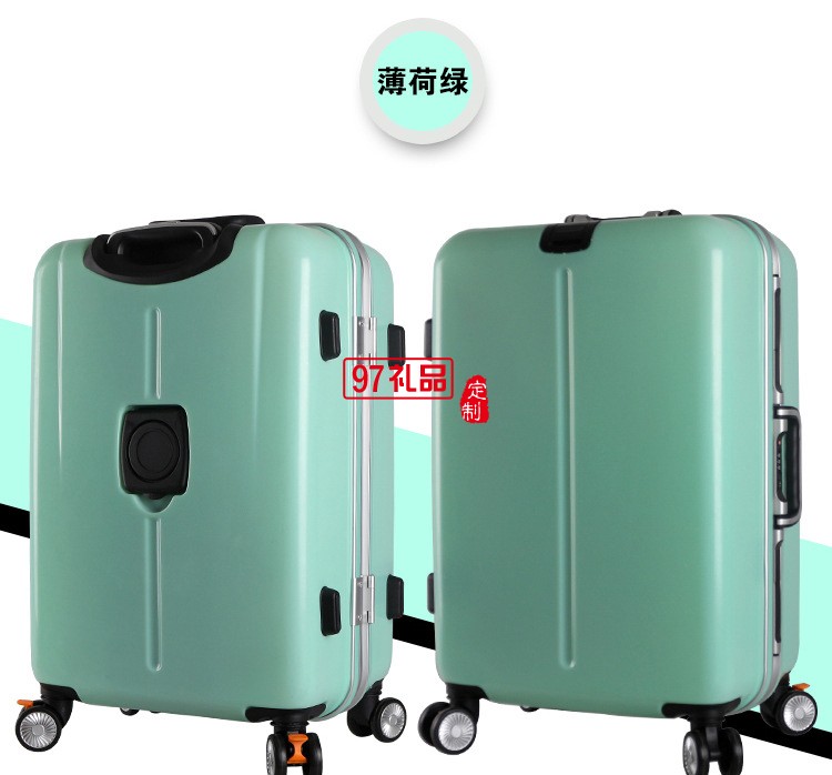 鋁框深框拉桿箱充電行李箱女20寸登機箱密碼旅行箱萬向輪24寸商務