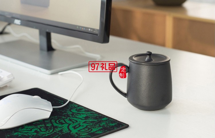 馬克杯陶瓷杯 帶手柄帶蓋高檔創意禮品