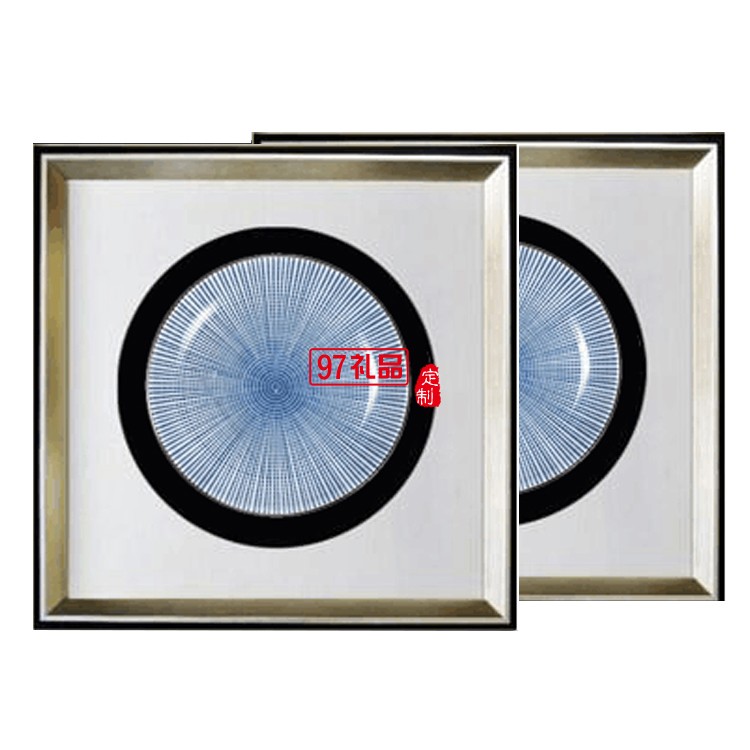 新款中式客廳沙發墻飾裝飾畫