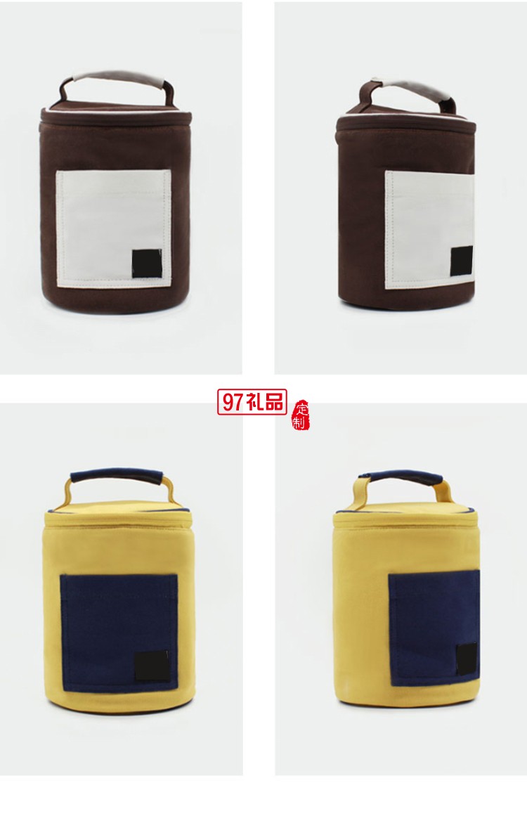 環保防水帆布純棉保溫內里便當袋