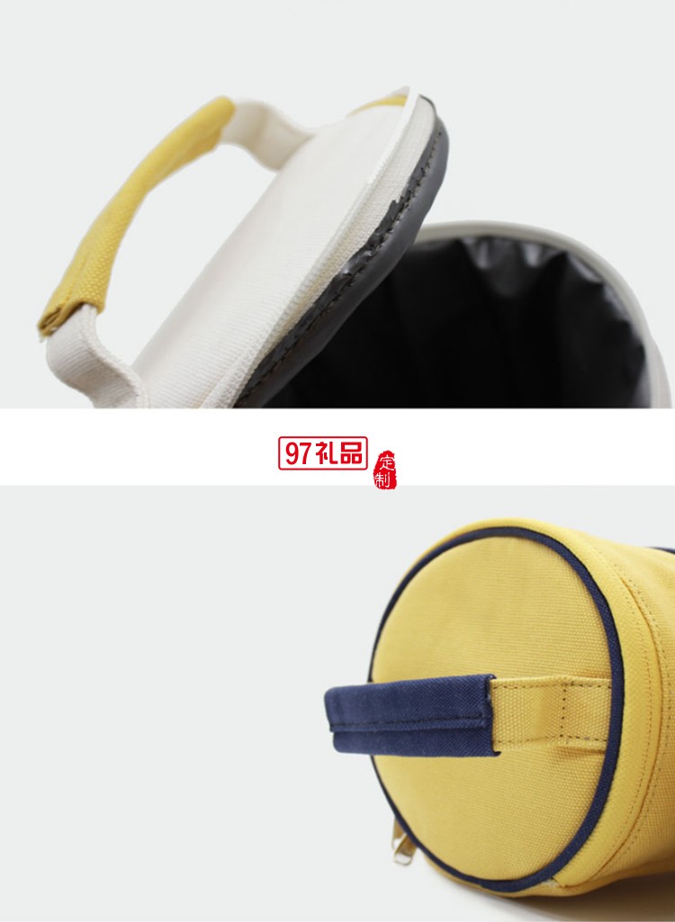 環保防水帆布純棉保溫內里便當袋