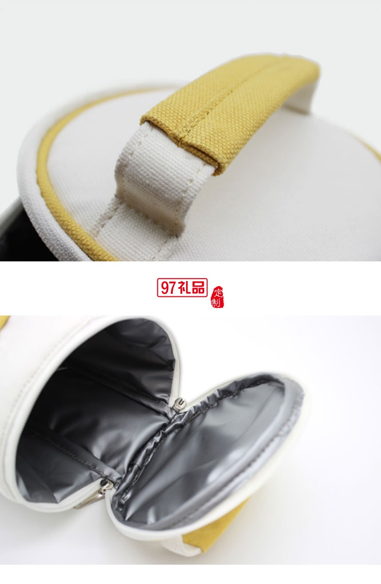 環保防水帆布純棉保溫內里便當袋