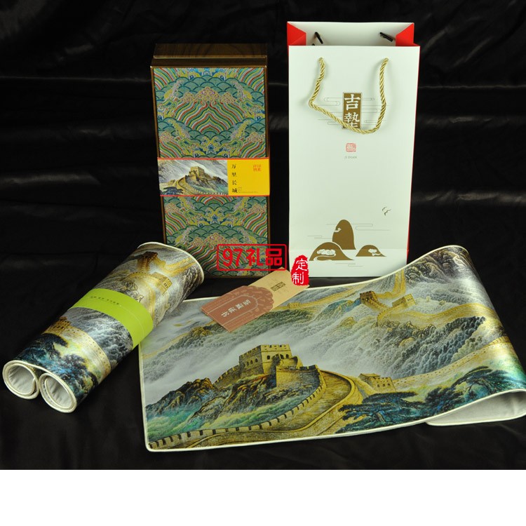 絲綢藝術桌墊  吉墊 鼠標墊 桌墊