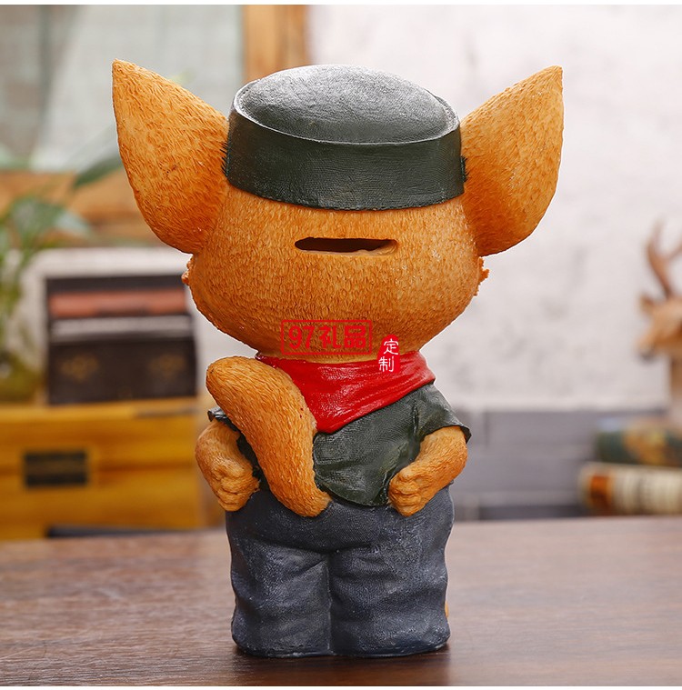  瘋狂動物城手辦創意樹脂擺件儲蓄罐 卡通大號兒童存錢罐