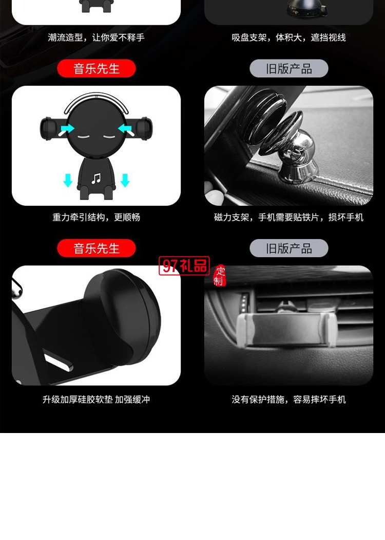 汽車導航手機車載支架