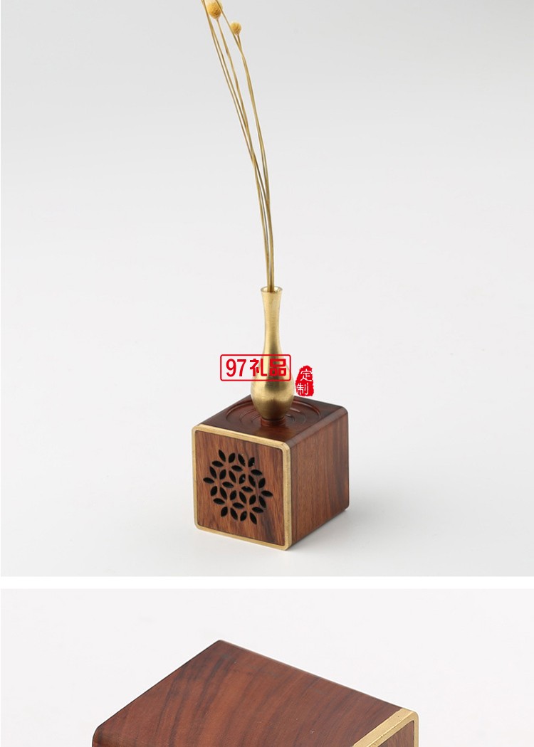 紅木質鏤空音響 無線插卡戶外便捷音響室內家用車載音樂機