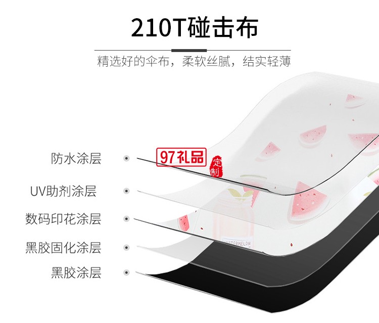 全自動雨傘晴雨兩用黑膠遮陽傘