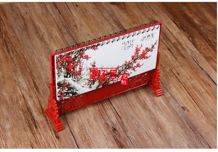 中國風公司企業商務宣傳廣告創意桌面擺件臺歷定制送客戶禮品