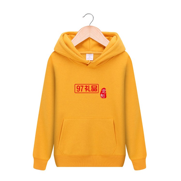 加絨帽衫套頭衛衣