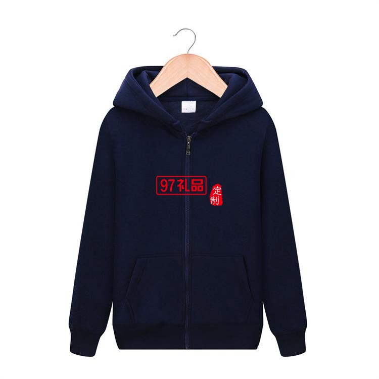 加絨拉鏈帽衫衛衣