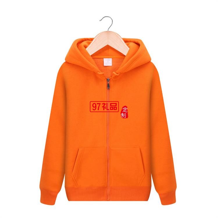 加絨拉鏈帽衫衛衣