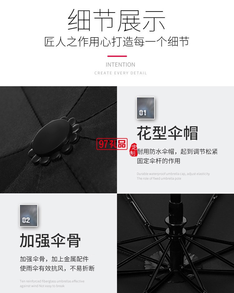 4S禮品傘奧迪汽車廣告傘奔馳