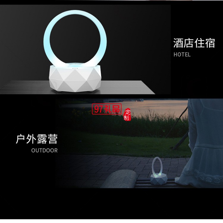 七彩燈迷你無線藍牙音箱黑科技科技產品藍牙音響企業周年禮品定制