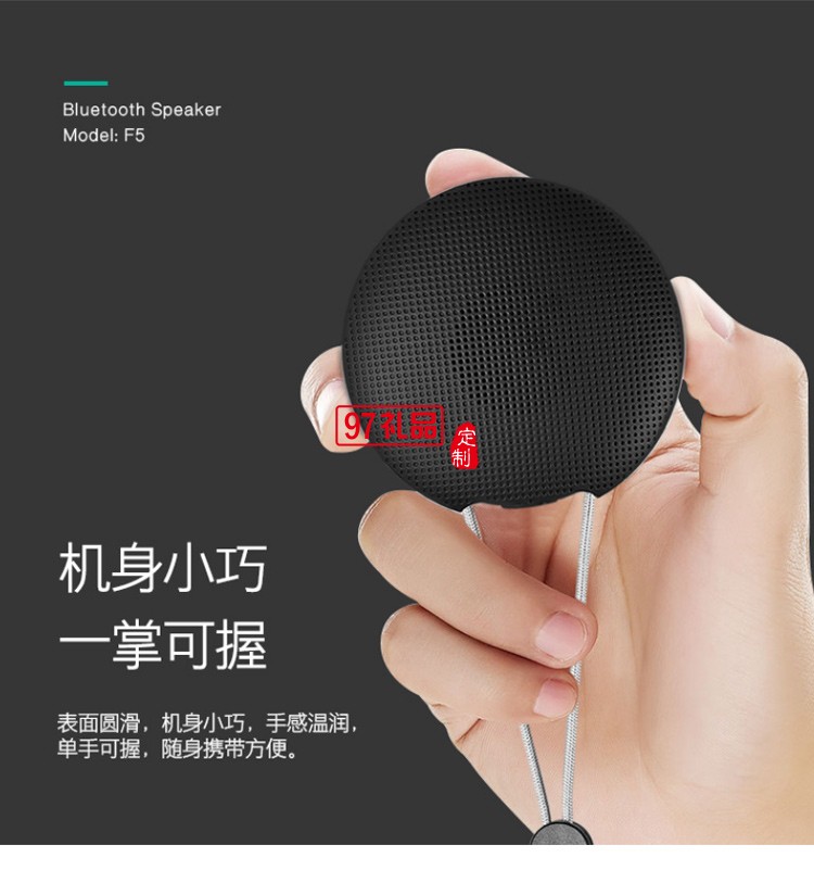 戶外防水IPX4迷你無線TWS對聯小音響