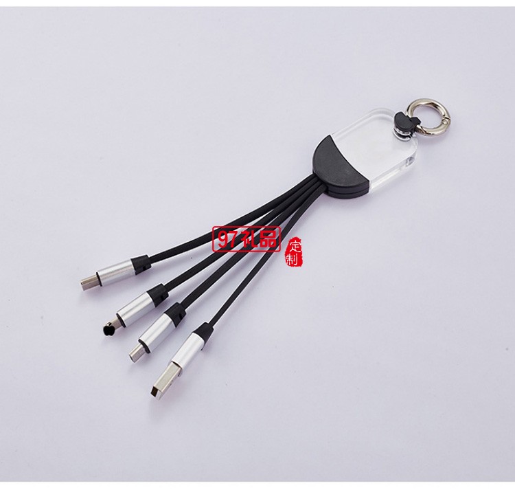 亞克力一拖三發光線   可定制LOGO