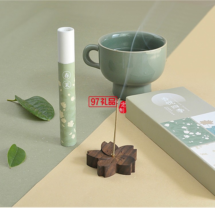 桃木創意線香香插套裝