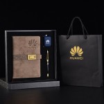 中秋禮品筆記本創意鏤空搭扣古風款皮質本子仿皮記事本可定制logo